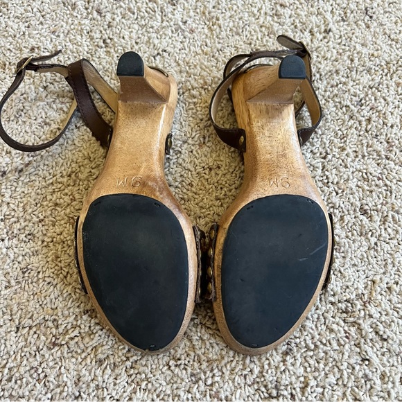 MICHAEL KORS Embellished Wood Heel Sandals - Picture 6 of 10